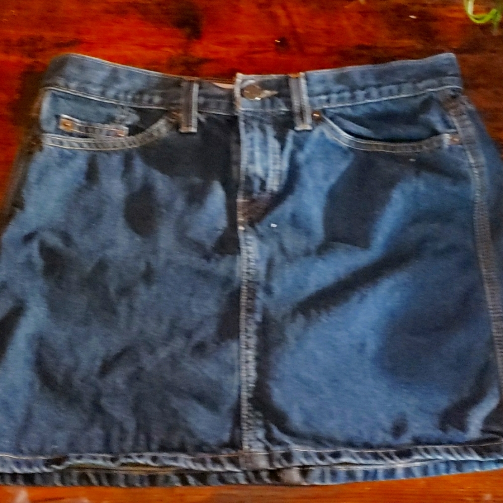 GAP jean mini skirt